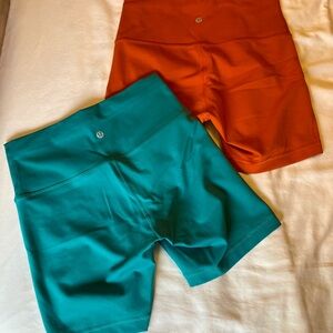 Lululemon Wunder Train 6” shorts, size 8